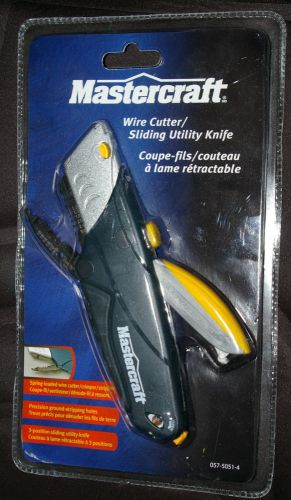 Wire cutter stripper crimper w/utility knife - mastercraft canada 10-18 awg for sale
