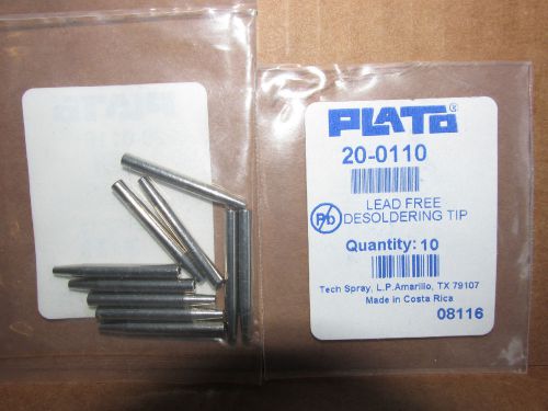 PACE 1121-0279; PLATO 20-0110 Desoldering LEAD FREE Tip For SX-25 SX-20; Pack 10