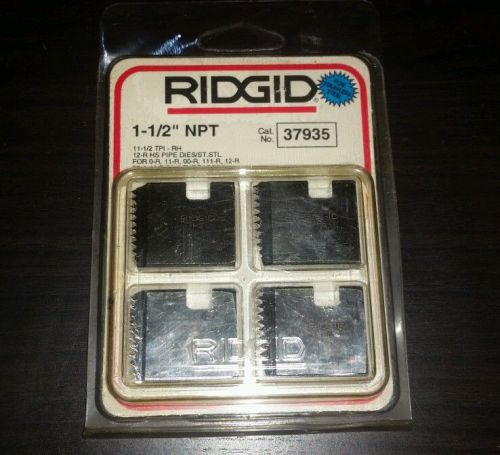 New!!! ridgid 1-1/2&#034; npt pipe dies 37935 for stainless steel for sale