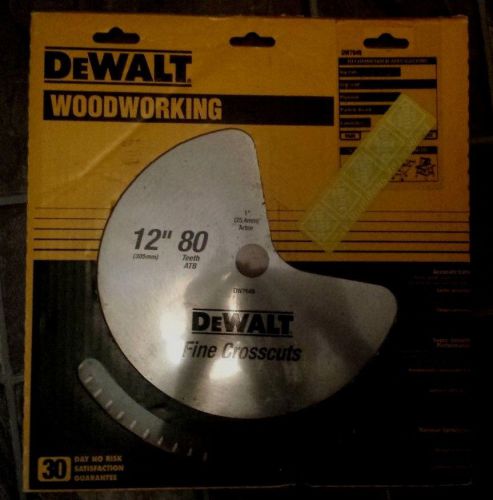 Dewalt DW7649 Circular Saw Blade, Steel, 12 In, 80 Teeth