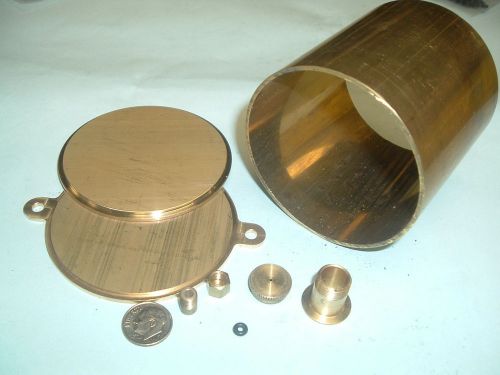 Model hit and miss gas engine brass fuel tank kit 3&#034; in diameter for sale
