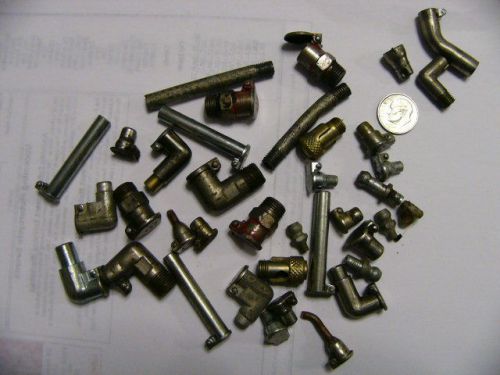38 small oil grease cup fittings motor hit n miss steam gas engine gits miniatur for sale