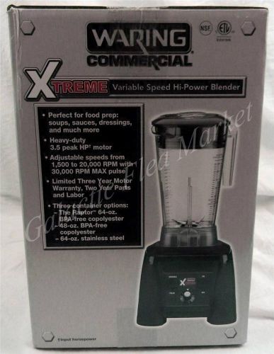 Waring Commercial Xtreme Variable Speed Hi-Power Blender MX1200XTX The Raptor