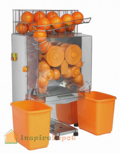 Electric Commercial Auto Feed Orange Lemon Squeezer Juicer Machine 22-25 O/mins