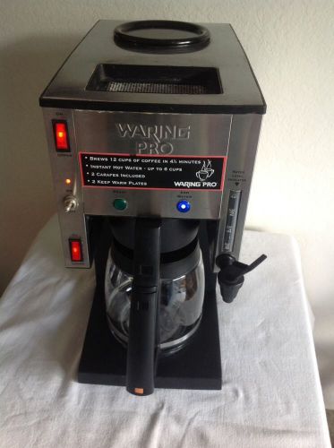 WARING PRO WC1000 Automatic Coffee / Hot Water Maker w/ Pitcher Restaurant