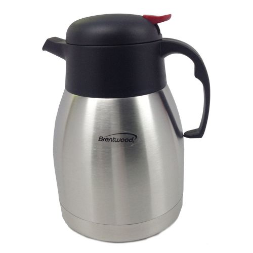 New stainless steel brentwood ct-2000 2.0 liter vacuum insulated coffee pot for sale
