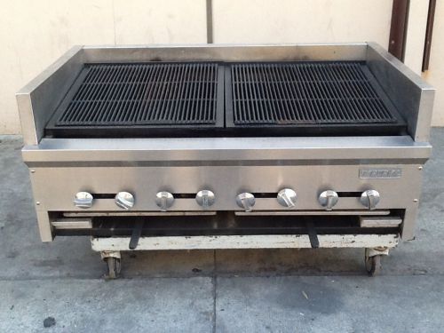 Imperial 48&#034; charbroiler, counter top, tilt, used, excellent condition!!! for sale