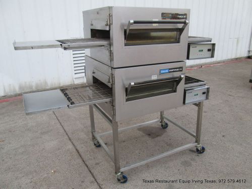 Lincoln impinger electric double stack conveyor pizza oven, model 1133,year 2009 for sale