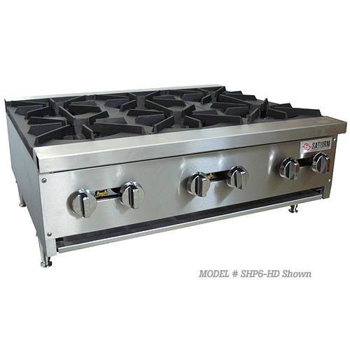 Saturn commercial gas hot plate, 2 burners, nat gas for sale