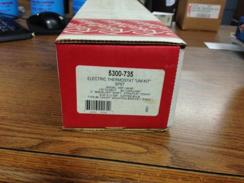 NOS NEW IN BOX ROBERTSHAW 5300-735 ELECTRIC THERMOSTAT UNI-KIT SPST KXP 149 60