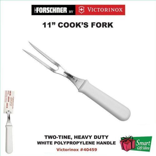 Victorinox Forschner 11&#034; Heavy Duty Cook&#039;s Fork, White Handle #40459