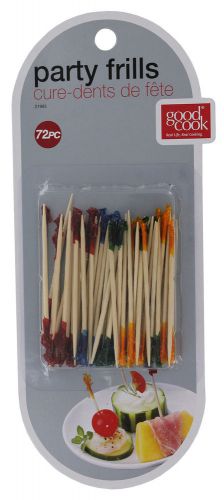 Bradshaw Frill Party Pick Hors D&#039;ouevres Toothpicks (72 Pack) Set of 6