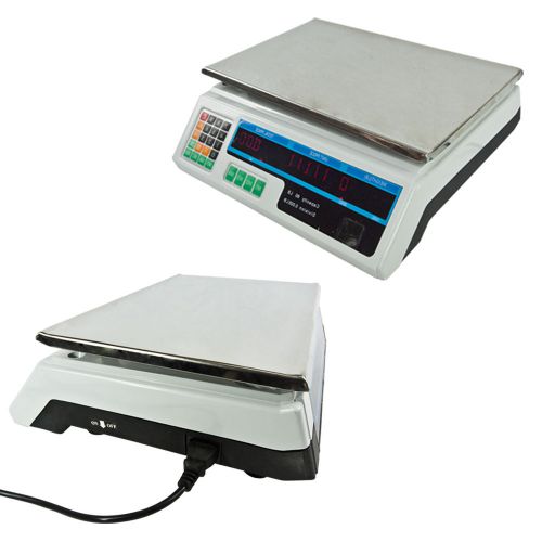 New Computer 60lb Digital Electronic Scale Price Deli Food Produce Counting