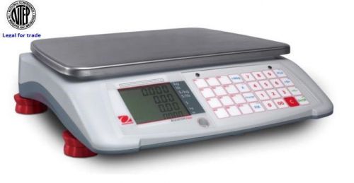Ohaus price computing scale dual range,30x0.01lb/ 60x0.02lb,ntep,legal for trade for sale