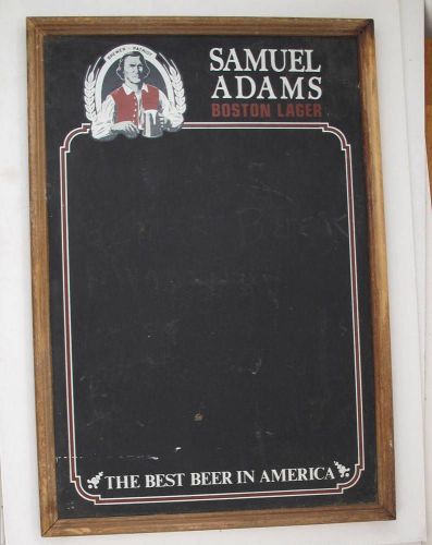 Vintage Sam Samuel Adams Chalk Menu Board