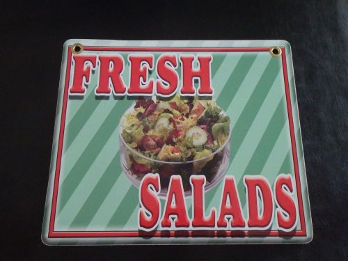 Fresh Salad  - Sign Concession Stand, trailer, cart, Restaurant, Sign menu board