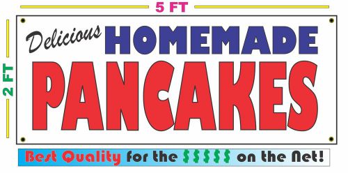 HOMEMADE PANCAKES BANNER Sign NEW Larger Size Best Quality for the $$$ BAKERY