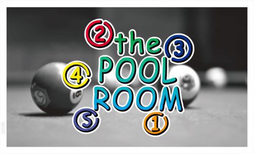 Bb123 pool room banner shop sign for sale