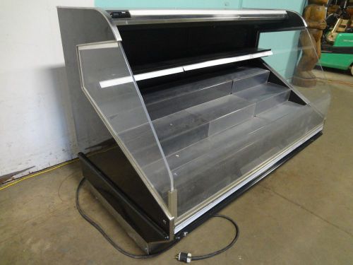 COMMERCIAL HEAVY DUTY &#034;BARKER&#034; 75&#034;W SELF-SERVE PRODUCE/DELI LIGHTED COLD CASE