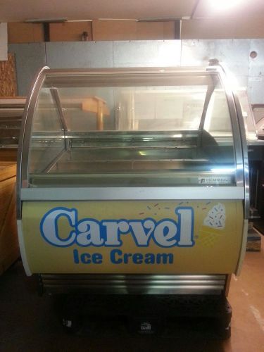 43&#034; Oscartielle C83F Curved Glass Ice cream, Gelato Dipping Case