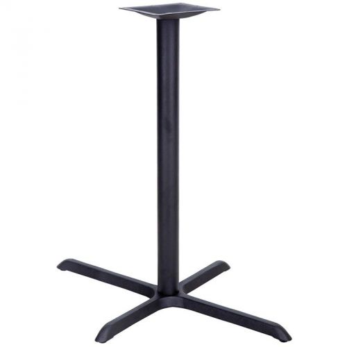 22&#039;&#039; X 30&#039;&#039; RESTAURANT TABLE X-BASE WITH 3&#039;&#039; DIA. BAR HEIGHT COLUMN