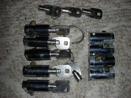 5 replacement plug locks for snack soda pop coffee vending machine for sale