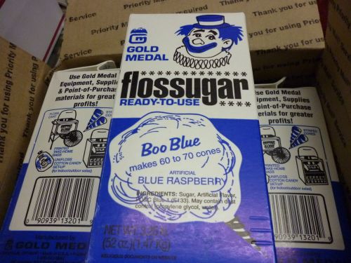 COTTON CANDY FLOSS SUGAR BOO BERRY BLUE RASPBERRY LOT OF 6 FREE SHIPPING!!!