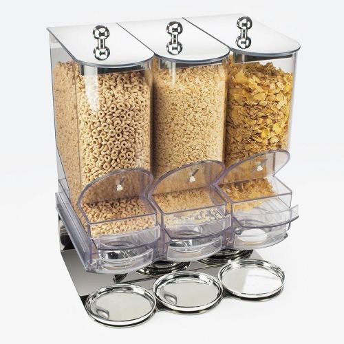 Cal Mil (718) 3 Bin Portion Control Cereal Dispenser