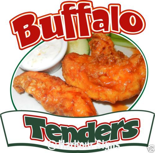 Chicken Tenders Decal 14&#034; Restaurant Concession Food Truck  Vinyl Sign Sticker