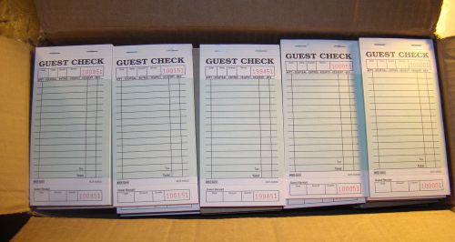 Daymark, acr-g3632, guest check board, 1 part, green, qty. 50 books, /ku4/ for sale