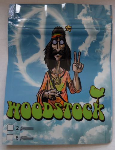 100* woodstock optional empty ziplock bags (good for crafts incense jewelry) for sale