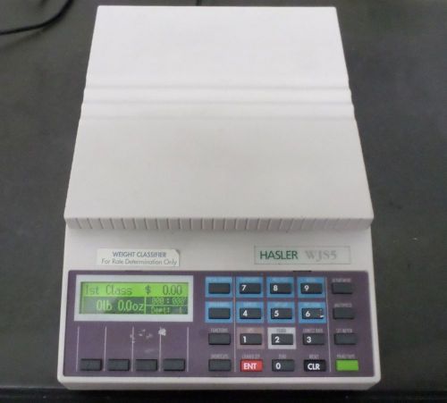 HASLER WJS5 POSTAGE SCALE WITH RATE CARD INCLUDED T2 D1