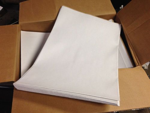 100 number 6 Eco Shipper recycled heavy paper envelopes 12.5 x 19&#034; White USA