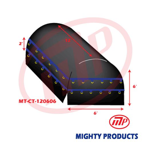 Flatbed truck tarp, light weight coil tarp -6x6x12 (mt-ct-lw120606) for sale