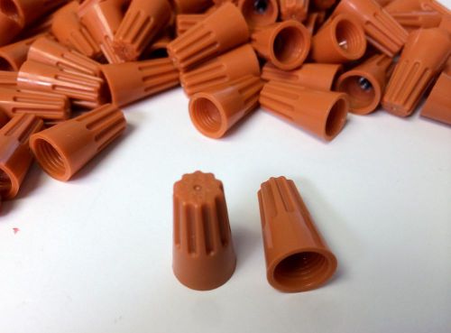 (5,000 pcs) orange screw-on twist nut wire connectors p3 small barrel 22-14 awg for sale