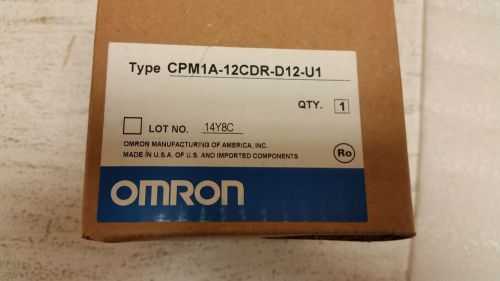 OMRON - Programmable Controllers CPM1/CPM1A/CPM2A/CPM2B - CPM1A-12CDR-D12-U1