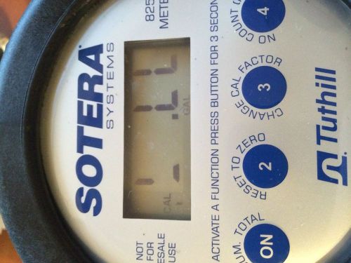 Euc sotera tuthill chemical meter 825 digital flow meter lcd display broken asis for sale