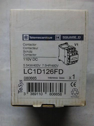 Telemecanique lc1d126fd contactor new for sale