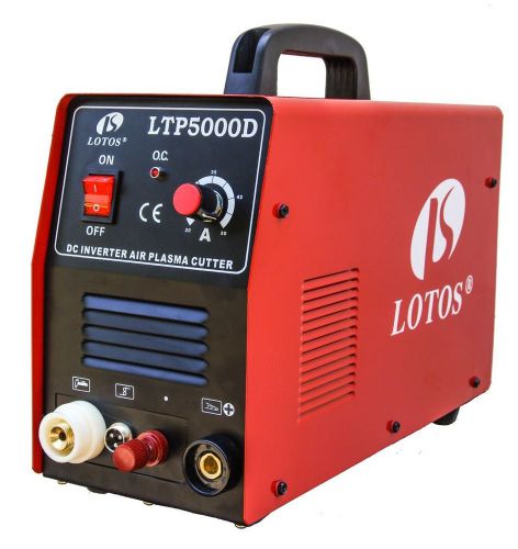 Lotos ltp5000d pilot arc dual voltage 110v/220v 50amps plasma cutter for sale