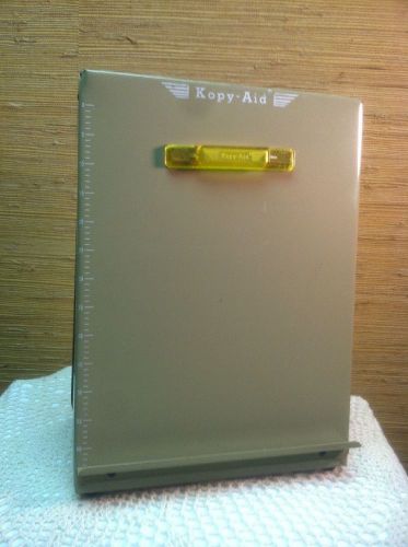 Vintage Kopy-Aid Copy Holder Metal Stand with Kopy-Aid Magnet