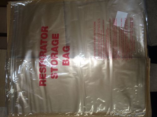 Respirator Storage Bag, PVC, 16x14 In.