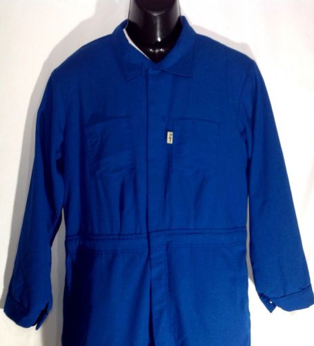 Dupont VTG Nomex IIIA Snap Button Zip-Up Anti-Static Aramid Work Coverall&#039;s Med