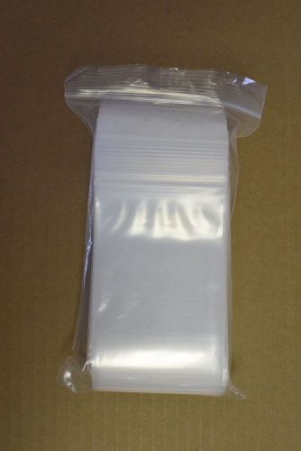 Lot of 100 3x5 3&#034; x 5&#034; 4 mil clear plastic zip zipper locking ziplock bags for sale