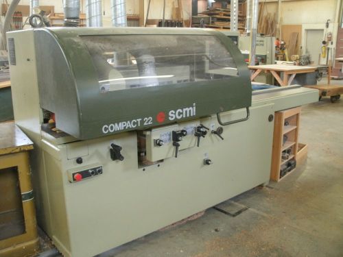 4 head moulder scmi compact 22s 230 volt three phase for sale