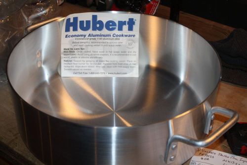 Hubert 16in round commercial grade 18quart aluminum braizer
