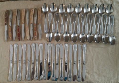 45pcs Knife and Spoon Set ~ Stainless ~ Walco ~ Winco ~ Restaurant Quality