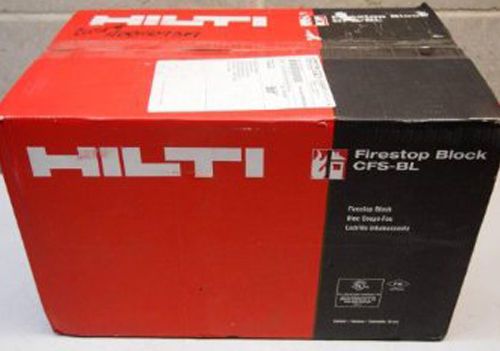 Hilti firestop block cfs-bl case of 20 2030020 new in box for sale