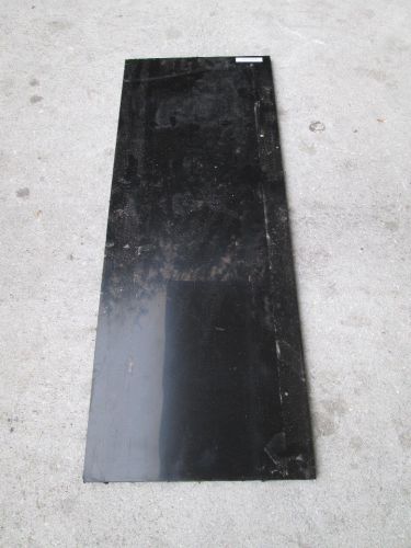 Polypropylene Impact Copolymer Black Plastic Sheet 1/2&#034; x 11&#034; x 32&#034; N00M-00 UHMW