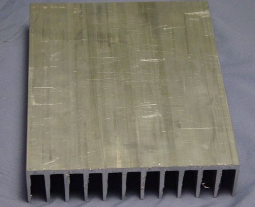 Aluminum heat sink, large 10.2 x 8.3 x 2.0 inches for sale