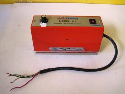 Lux-Therm Eraser Portable Infrared Heater HL2 500W 115V 60Hz Used w/o plug Orane